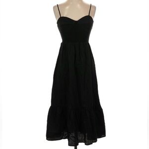 Black 100% cotton GAP Black Women's Dress MIDI